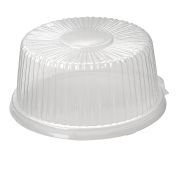 Упаковка для торта [крышка] d256хh111[d217хh96] мм, прозр., ПЭТ, 150 шт/кор "Протэк" РОССИЯ ПР-Т-230К