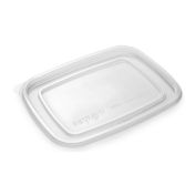 Крышка к контейнеру 196х157х9,3 мм, прозр., ПП, 50 шт/упак "ПолиЭр" 100 шт/кор РОССИЯ К-2016К