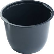 Контейнер 750 мл 1-секц. d132хh95,1 мм, без крышки, черн., ПП, 50 шт/упак "Upax-Unity" 600 шт/кор РОССИЯ М-132-750 черный