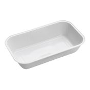 Форма алюминиевая 1-секц. 380 мл 165х100х35 мм, без крышки, алюм., 125 шт/упак 1 000 шт/кор РОССИЯ SR003G (лак)