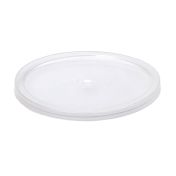 Крышка для контейнера под пресервы и мёд, d=96мм, h=15мм, белая, ПП
