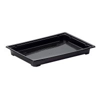 Контейнер для суши, прямоугольный,235x162х25мм, черный
