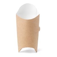 Упаковка [короб] для шаурмы 190х100х50 мм, крафт-бел., карт., 50 шт/упак "OSQ" Pillow 700 шт/кор РОССИЯ OSQ PILLOW S