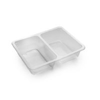 Контейнер под запайку 800[400+400] мл, 2-секц. 190х144х45 мм, прозр., ПП, 50 шт/упак "ПолиЭр" 300 шт/кор РОССИЯ К-190х144х45Г-2/50 прозр