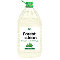 Средство для мытья посуды "Forest Clean" Алоэ Вера гель, концентрат, бутылка ПЭТ, 5000 г 2 шт/кор РОССИЯ 566
