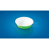 Контейнер-миска для супа 370 мл, d-135мм, h-45 мм светлозеленая