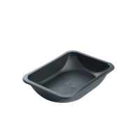 Контейнер под запайку 615 мл, 1-секц. 187х137х36 мм, серия Фреш, черн., ПП, 40 шт/упак "Upax-Unity" 480 шт/кор РОССИЯ 187_137_36 мм чер.фреш