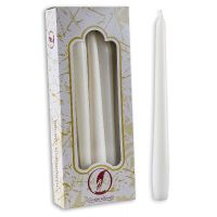 Свечи античные d22хh240 мм, без дизайна, бел., 10 шт/упак 20 упак/кор РОССИЯ 001901/001931