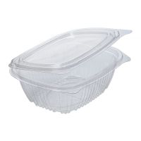 Контейнер овал 156х129х52,5мм, 500 мл, прозрачный