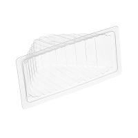 Контейнер 400 мл, треугольный, 183х84х85мм, под запайку, прозрачный