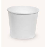 Контейнер 700 мл, d116хh108 мм, без окна, без крышки, бел., карт., 35 шт/упак "OSQ" Round Bowl 525 шт/кор РОССИЯ Round Bowl 700 white