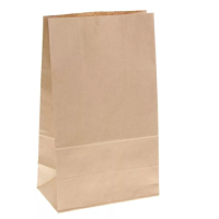 Пакет на вынос [320+200]х340 мм L без ручек, крафт, бум., 450 шт/кор 450 шт/упак РОССИЯ PD-02-80А-322034