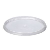 Крышка к контейнеру для пресервов [ведру] d111 мм, прозр., ПП, 600 шт/кор "Перинт" 600 шт/упак РОССИЯ Крышка 111