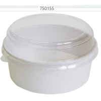 Крышка к контейнеру купол. d150хh35 мм, прозр., ПЭТ, 50 шт/упак "Kado-Prim" 300 шт/кор РОССИЯ 750155
