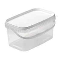 Ведро пищевое 2000 мл, 191х129х120 мм, с ручкой, без крышки, прозр., ПП, 204 шт/кор "Альянсупак" 204 шт/упак БЕЛАРУСЬ ДК-2,0/191*129 ОСВ