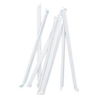 Трубочки для коктейлей 230 мм, d8 мм, черн, бум. в инд. упаковке, 200 шт/упак 4 упак/кор РОССИЯ