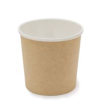Одноразовый контейнер с круглым дном, из крафт картона, 500 мл