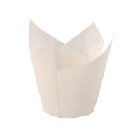 Форма для выпечки Тюльпан 50х80 мм, бел., бум., 180 шт/упак 10 упак/кор РОССИЯ РТК1Б TW80