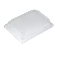 Крышка к контейнеру для суши 188х133х32 мм, прозр., ПЭТ, 420 шт/кор "ПолиЭр" 420 шт/упак РОССИЯ Сп-19К суши