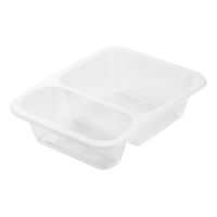 Контейнер под запайку 626[439+187] мл, 2-секц. 187х137х45 мм, прозр., ПП, 80 шт/упак "Upax-Unity" 480 шт/кор РОССИЯ 187_137_45 мм прозр 70/30