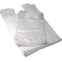 Пакет "майка" 28+14х50см 12мкм, белый, ПНД