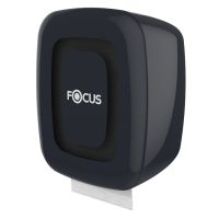 Диспенсер для бумажных полотенец Z и V сложен., черн., ПП "Focus" FoldedTowel Dispenser 1 шт/кор РОССИЯ 8076284