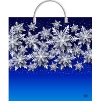 Пакет 360х370 мм, 100 мкм с пласт. ручками, диз. "Синева", ПВД, 10 шт/упак "Тикопластик" 100 шт/кор РОССИЯ н00168795