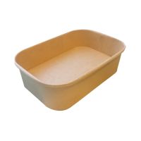 Контейнер 650 мл, 172х120х51 мм, без окна, без крышки, крафт, карт., 50 шт/упак 300 шт/кор КИТАЙ PB-650ml