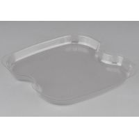 Менажница 100 мл 1-секц. 109х108х10 мм, прозр., ПЭТ, 50 шт/упак "ПолиЭр" 2 000 шт/кор РОССИЯ СпК-1212М