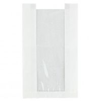 Пакет пищевой [200+60]х340 мм без руч., с окном, бел., бум., 1000 шт/кор 1 000 шт/упак РОССИЯ 003-000023-001