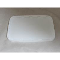 Крышка к контейнеру для пресервов [ведру] 293х198 мм, бел., ПП, 100 шт/кор "Альянсупак" 100 шт/упак БЕЛАРУСЬ КВ-293*198 БЕЛ