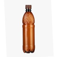 Бутылка ПЭТ 500 мл, коричн., горло d28 мм, крышка в компл., 100 шт/кор 100 шт/упак РОССИЯ №6. 0,50 BPF коричн.