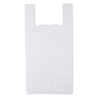 Пакет "Майка" [300+160]х600 мм 20 мкм, бел., ПНД, 100 шт/упак 10 упак/кор РОССИЯ