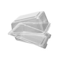 Упаковка для торта [неразъем.] 159х104х73[122х94х65] мм, прозр., ПЭТ, 400 шт/кор 400 шт/упак РОССИЯ ТР-200-10-2