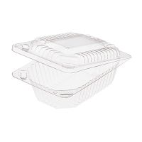 Упаковка для кондит. изделий 250 мл, 1-секц. 121х87х43[103х70х36] мм, неразъем.крышка, прозр., ОПС, 1000 шт/кор "Комус" 1 000 шт/упак РОССИЯ РК-9 (Т)