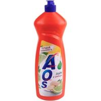 Средство для мытья посуды "Aos" Лайм и имбирь, флип-топ, 900 мл 12 шт/кор РОССИЯ