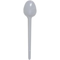 Ложка одноразовая 125 мм, бел., ПС, 12 шт/упак "МИСТЕРИЯ" 1 800 шт/кор РОССИЯ 107393