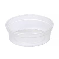 Контейнер для пресервов/мёда 150мл, "банка" d=96мм, h=30мм, прозрачный, ПП