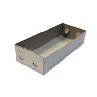 Коробка для кондит. изделий [дно] 275х120х60 мм, диз. "Рандеву", без окна, разноцв., карт., 200 шт/кор 200 шт/упак РОССИЯ