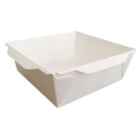 Контейнер 1200 мл, 167х167х63 мм, без окна, без крышки, бел., карт., 50 шт/упак "Forgenika" OpSalad 300 шт/кор РОССИЯ OpSalad 1200