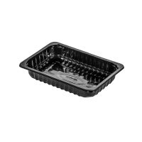 Контейнер под запайку 600 мл, 1-секц. 187х137х36 мм, черн., ПП, 480 шт/кор 480 шт/упак РОССИЯ 187600 черн.