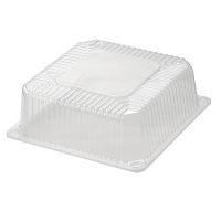 Упаковка для торта [крышка] 238х238х81[220х220х70] мм, прозр., ОПС, 270 шт/кор "Комус" 270 шт/упак РОССИЯ Т-214К