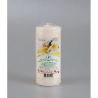 Свеча-пенек ароматиз. d50хh115 мм, Ваниль, бел. 25 шт/кор РОССИЯ 079423