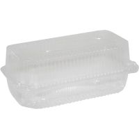 Упаковка для кондит. изделий 2000 мл, 1-секц. 230х130х91[218х112х82] мм, неразъем.крышка, прозр., ОПС, 280 шт/кор "Комус" 280 шт/упак РОССИЯ РК-35 (М) (ТТ)