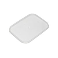 Крышка для контейнера под пресервы и мёд, 118х89мм, прозрачная ПП