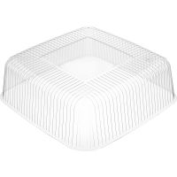 Крышка прямоугольная для торта 10л., 288х288х114мм, прозрачная, ОПС