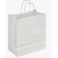 Пакет [320+200]х370 мм с круч. ручками, бел., бум., 200 шт/кор 200 шт/упак РОССИЯ КР-03-70-322037