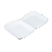 Ланч-бокс 1-секц. 250х190х70 мм, бел., ВПС, 100 шт/кор "Полиформ" 100 шт/упак РОССИЯ Lb-1 бел.эконом