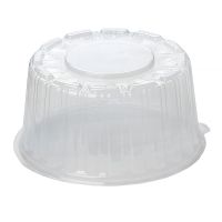 Упаковка для торта [крышка] d200хh106[d166хh96] мм, прозр., ПЭТ, 200 шт/кор "Комус" 200 шт/упак РОССИЯ Т-165/2К (ПЭТ)