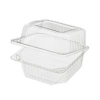 Упаковка квадрат внеш. 132х131х93мм, внутр. 102x102x88мм, 0,35кг, прозрачная, (153418) ОПС